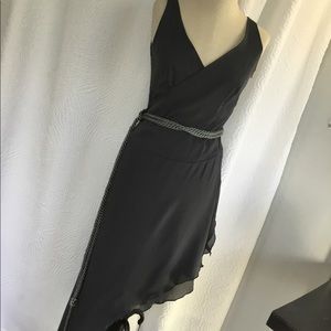 Grey georgette coctel dress🐺💍